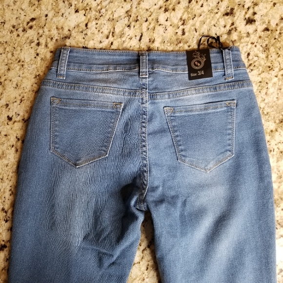 B.O.B Jeans Jeans Bob New Skinny Jean Mid To High Rise Size 3 4